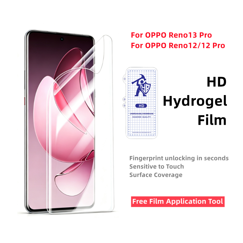 Oppo Reno 12 - 2/3/4 個 HD ハイドロゲルフィルム OPPO Reno13