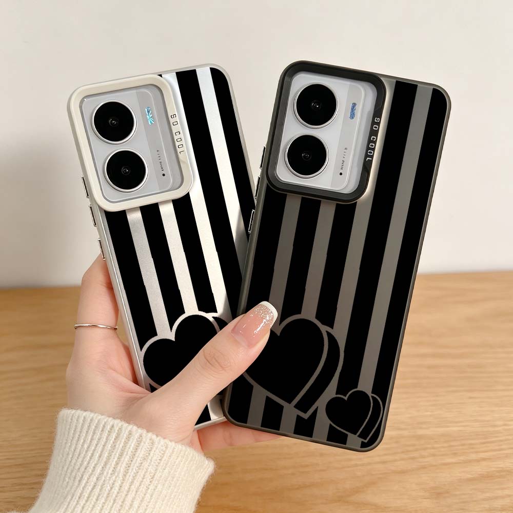 Realme C67 - ブラックストライプデザイン Realme 14X 14 13 12X