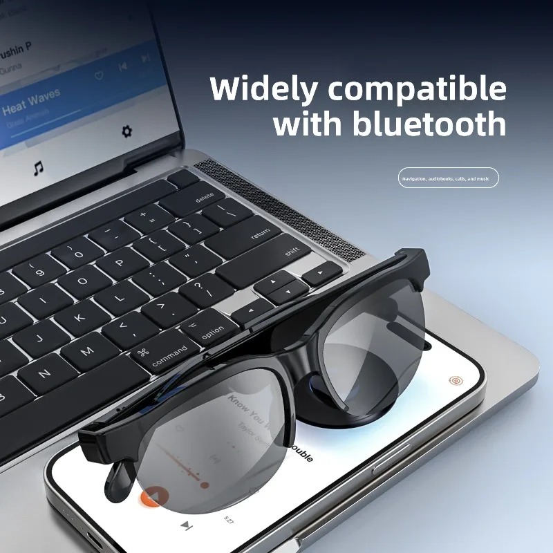 スマートオーディオサングラス Bluetoothハンズフリー - Smart Glasses Lens のレビューと価格