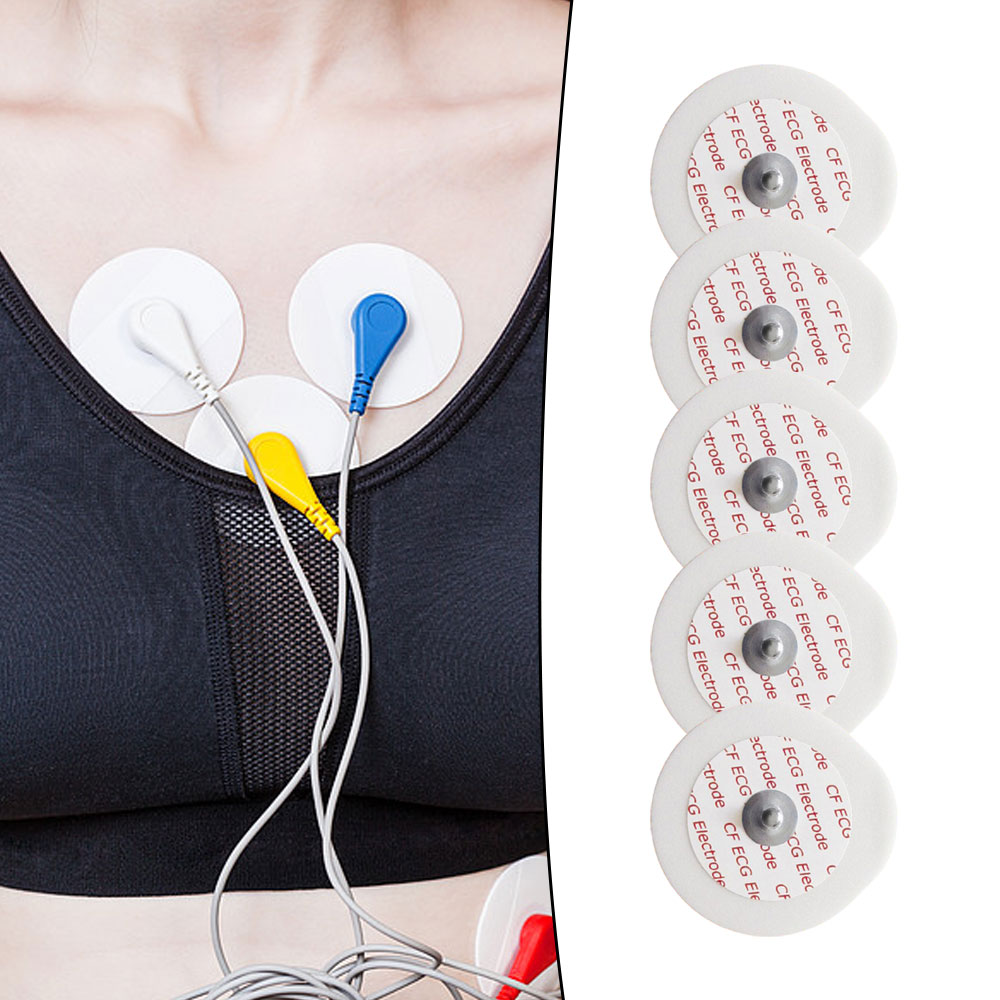使い捨て心電図電極 50-500枚入りバッグ 43x46mm - Ecg Patch Monitor のレビューと価格
