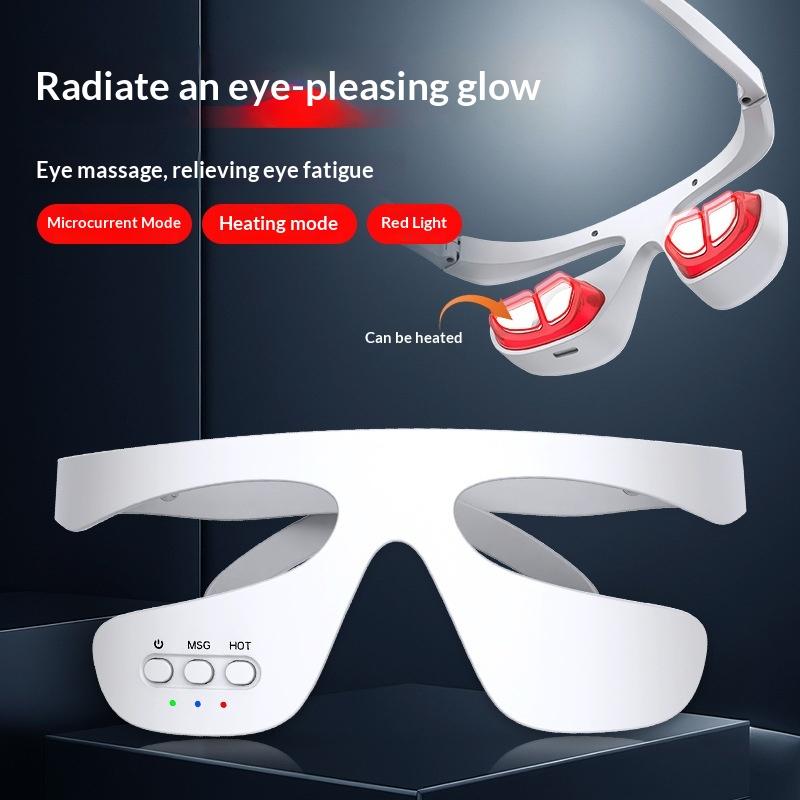 ポータブルスマートアイマッサージャー 3D赤色光療法 目元マ - Light Therapy Glasses のレビューと価格