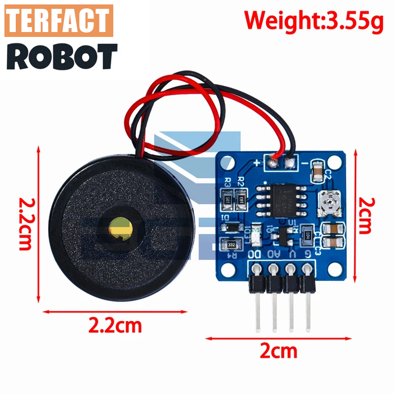 1 個-10 個 TERFACT ロボット 5V ピエゾ振動 - Muscle Sensor Emg のレビューと価格