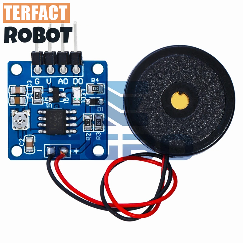 1 個-10 個 TERFACT ロボット 5V ピエゾ振動 - Muscle Sensor Emg のレビューと価格