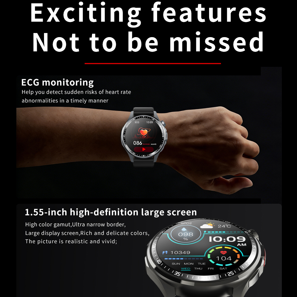 SOSアラート 心拍数フィットネス スポーツスマートウォッチ - Fall Detection Watch のレビューと価格